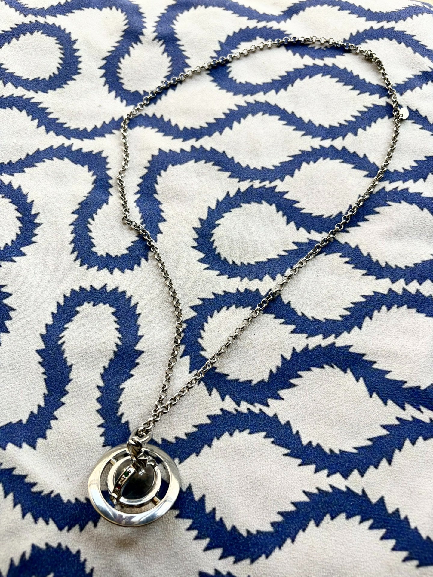 Vivienne Westwood Vintage Silver Orb Necklace