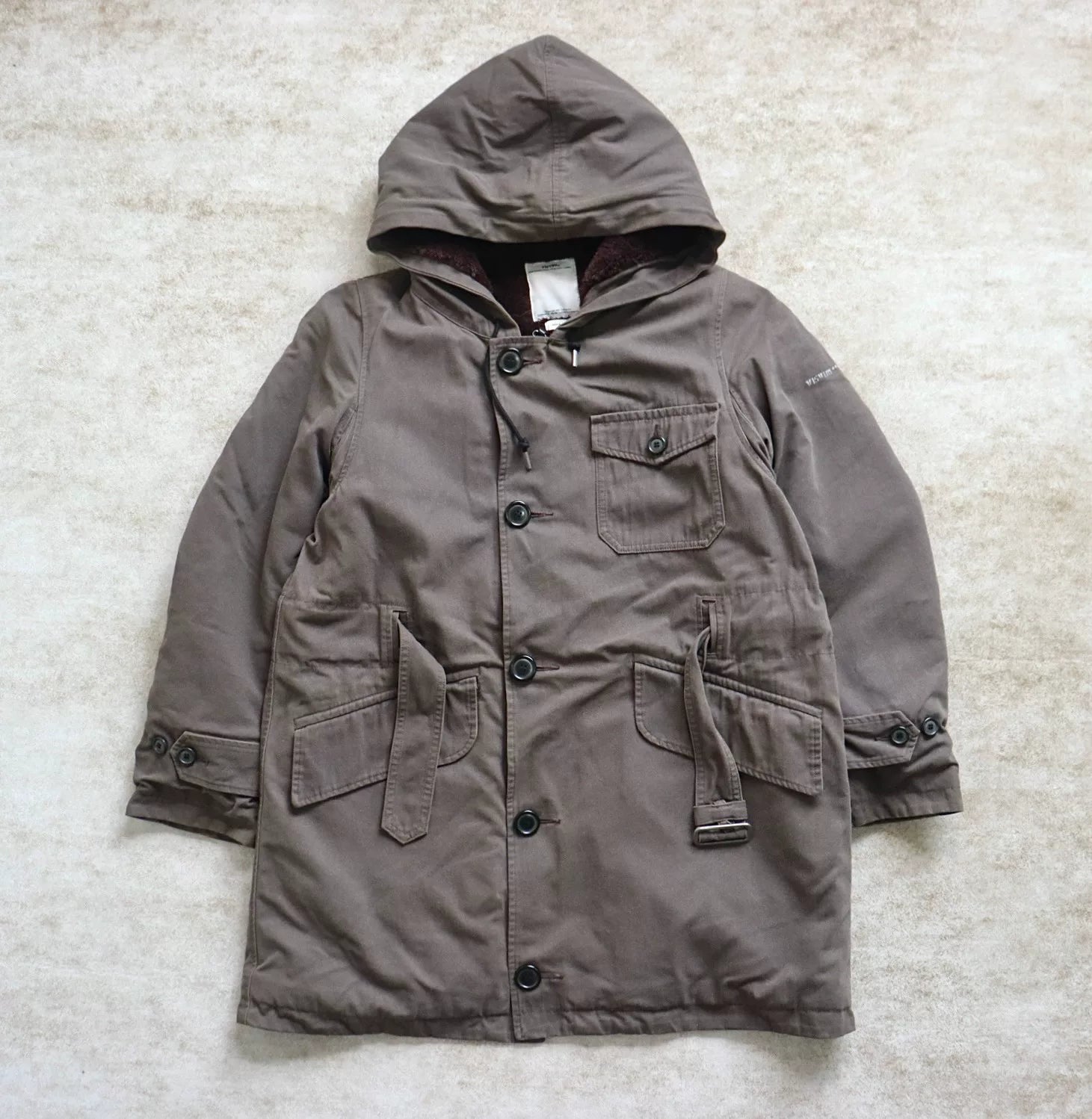 VISVIM Admiral Parka Wool Alpaca