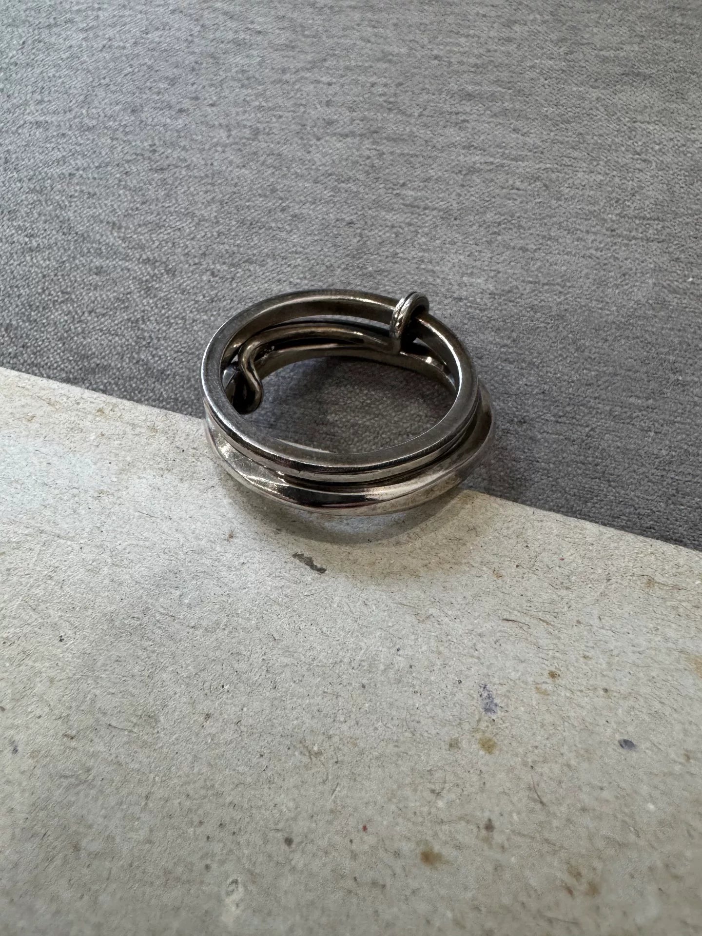 Silver Link Ring from Werkstatt Munchen