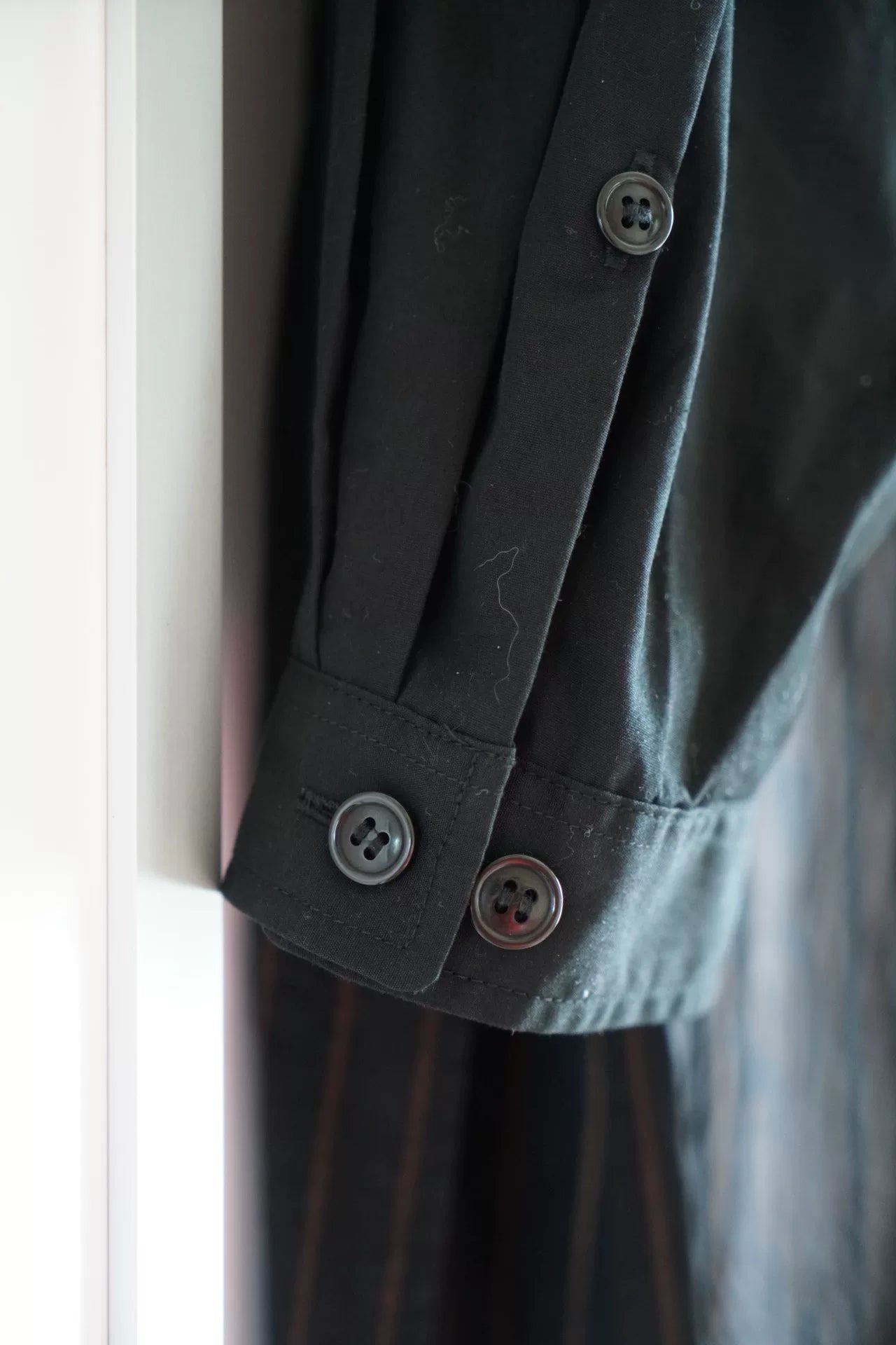 Yohji Yamamoto Striped Long Shirt