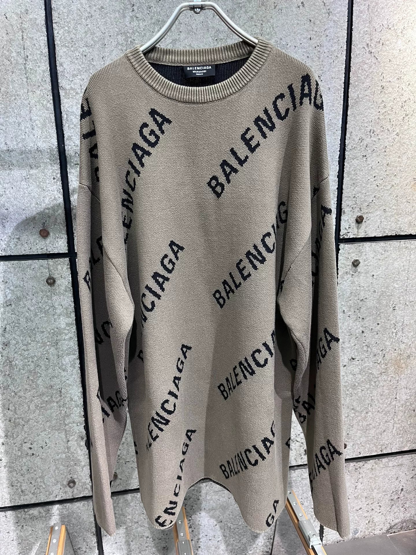 Balenciaga Letter Sweater Size S