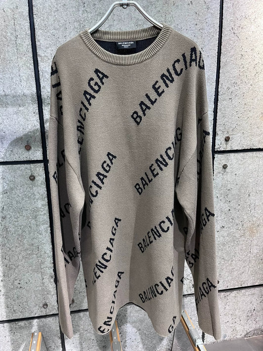 Balenciaga Letter Sweater Size S