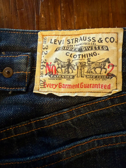 LVC 201 555 Factory Copper Button Selvedge