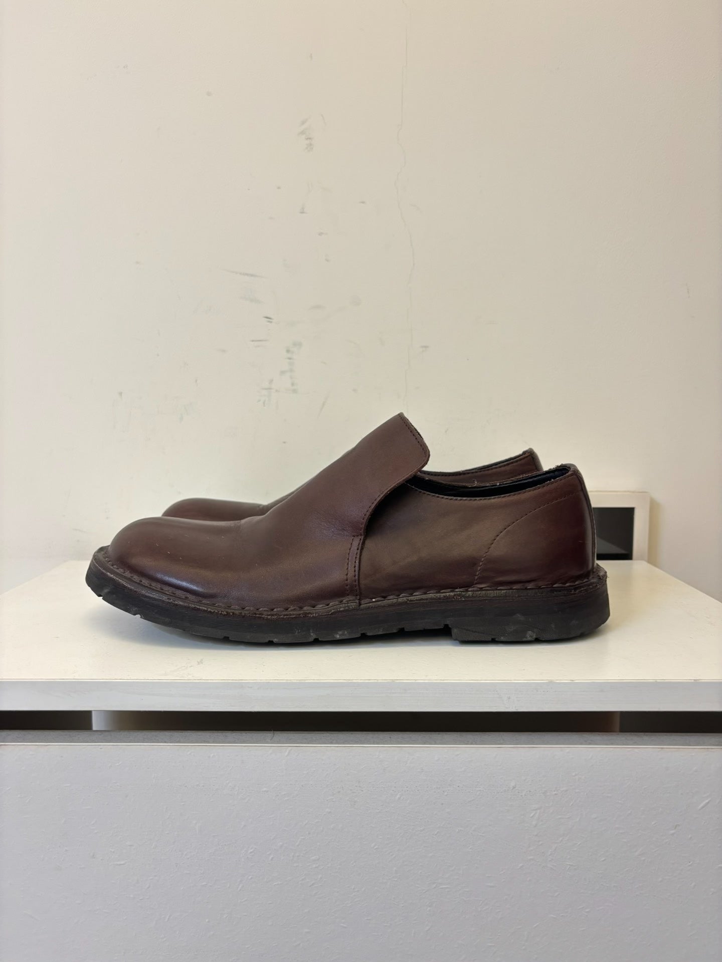 Yohji Yamamoto 2006 AW Round-Toe Leather Shoes