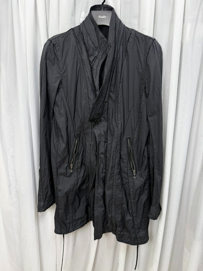 JULIUS 7 MA Sheer Distressed Jacket