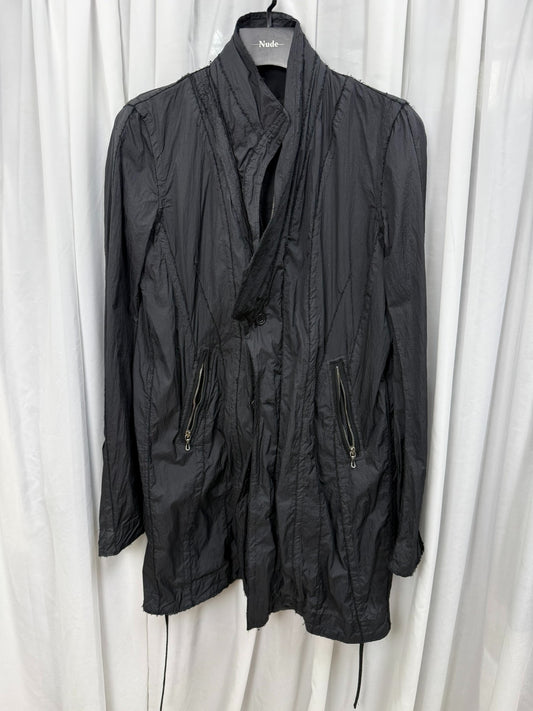 JULIUS 7 MA Sheer Distressed Jacket