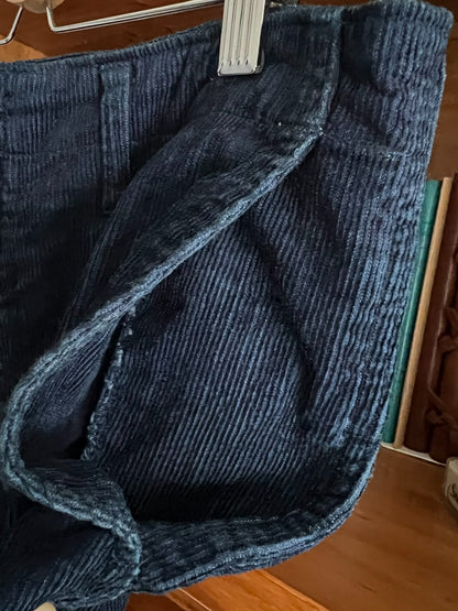 visvim 2017 plant-dyed corduroy shorts