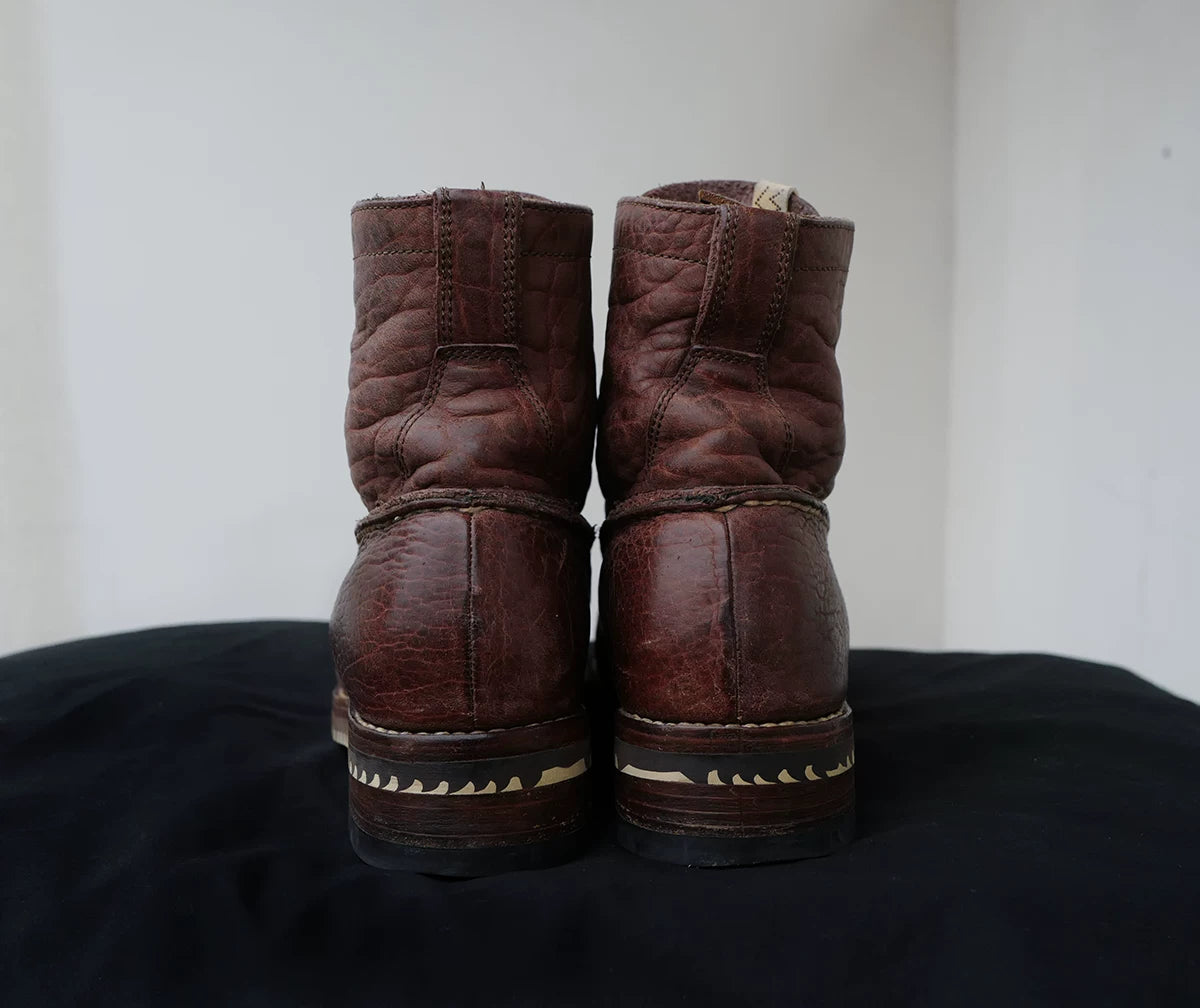 visvim kainai moc toe boots dk.brown