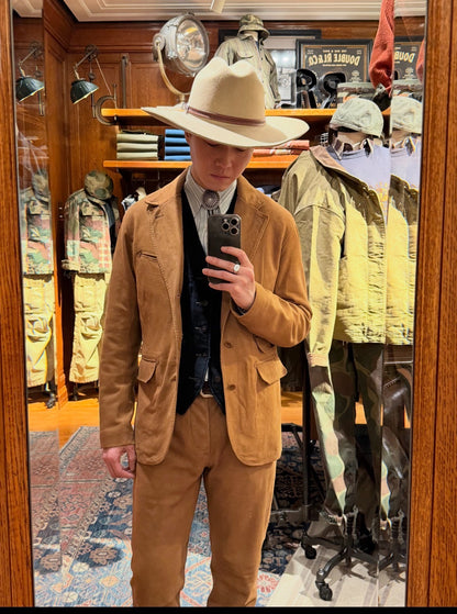 RRL 2026 Spring Cashmere Suede Western Blazer