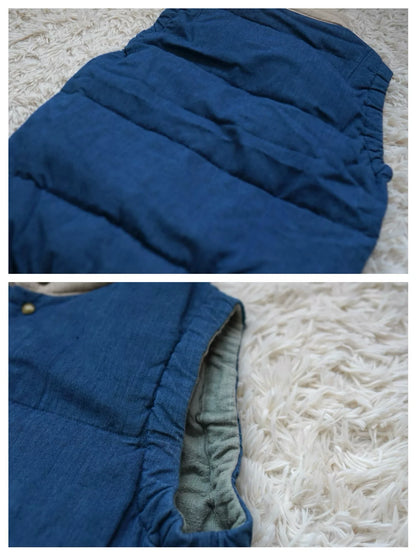 VISVIM Blue Padded Reversible Vest