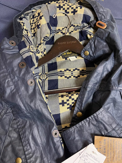 RRL  Vintage Waxed Hooded Jacket