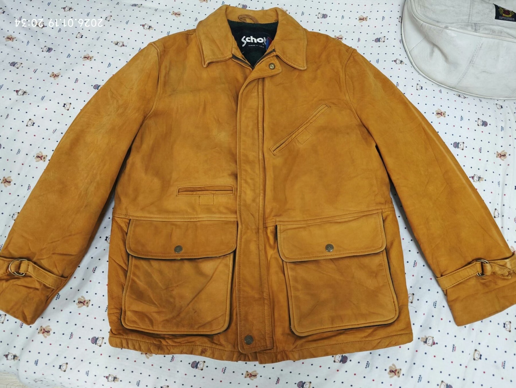 Schott N.Y.C Safari Leather Jacket