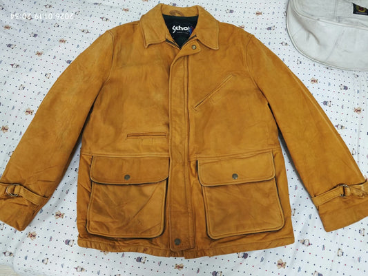 Schott N.Y.C Safari Leather Jacket