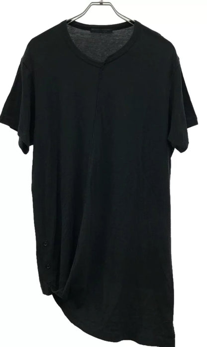 Yohji Yamamoto Black Short Sleeve T-Shirt