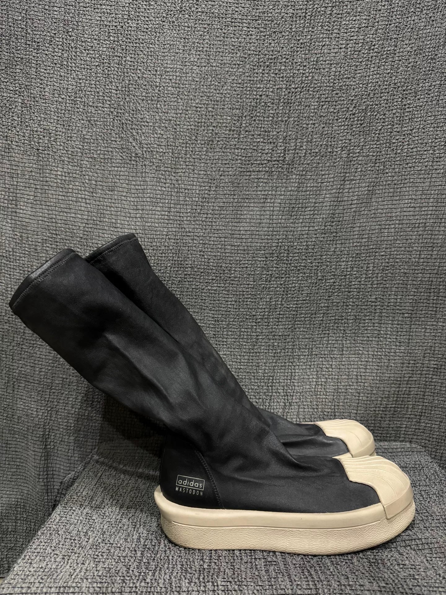 Rick Owens x Adidas High-Top Shell-Toe Boots