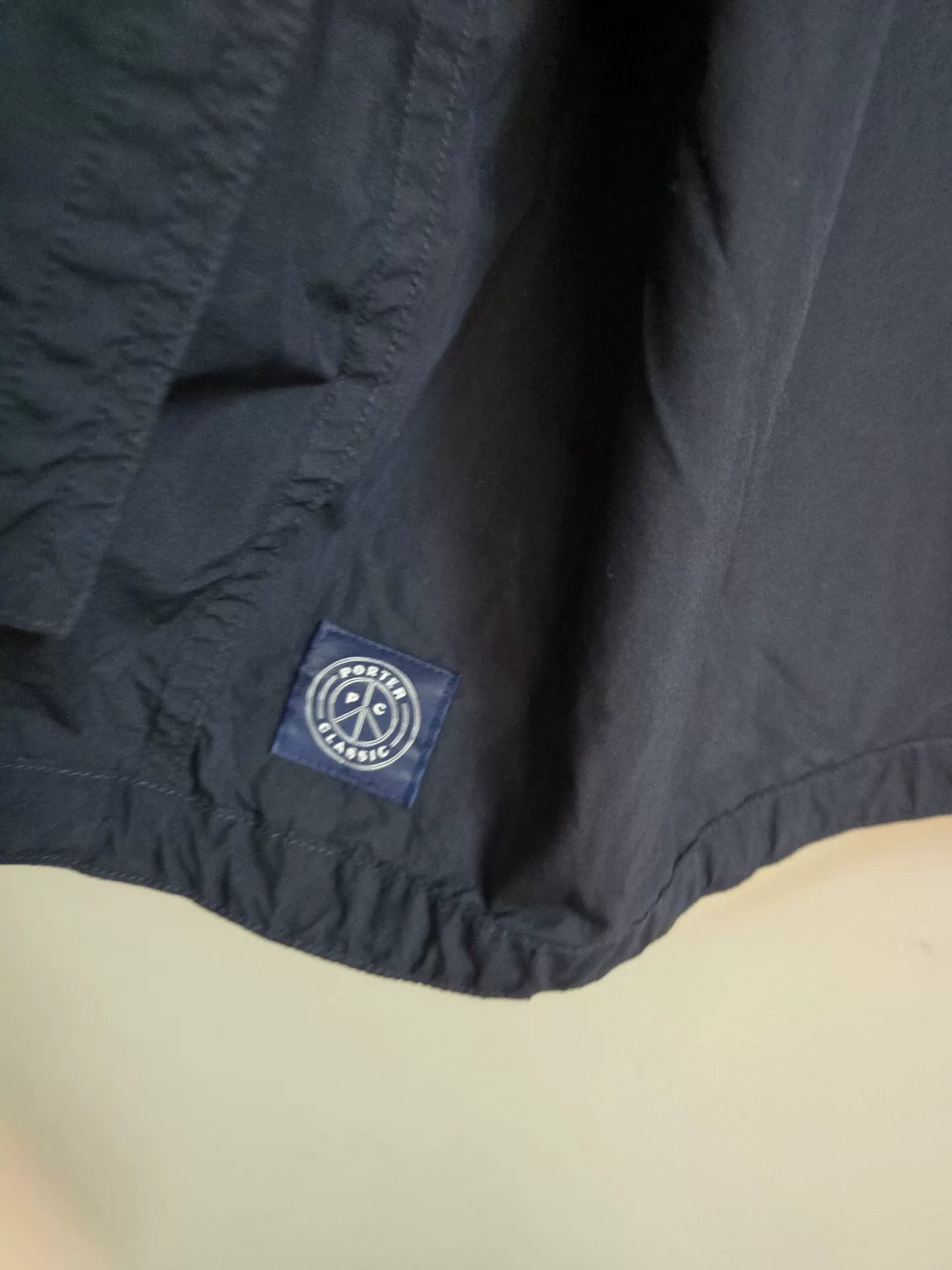 Porter Classic Poplin Gathered Coach Jacket