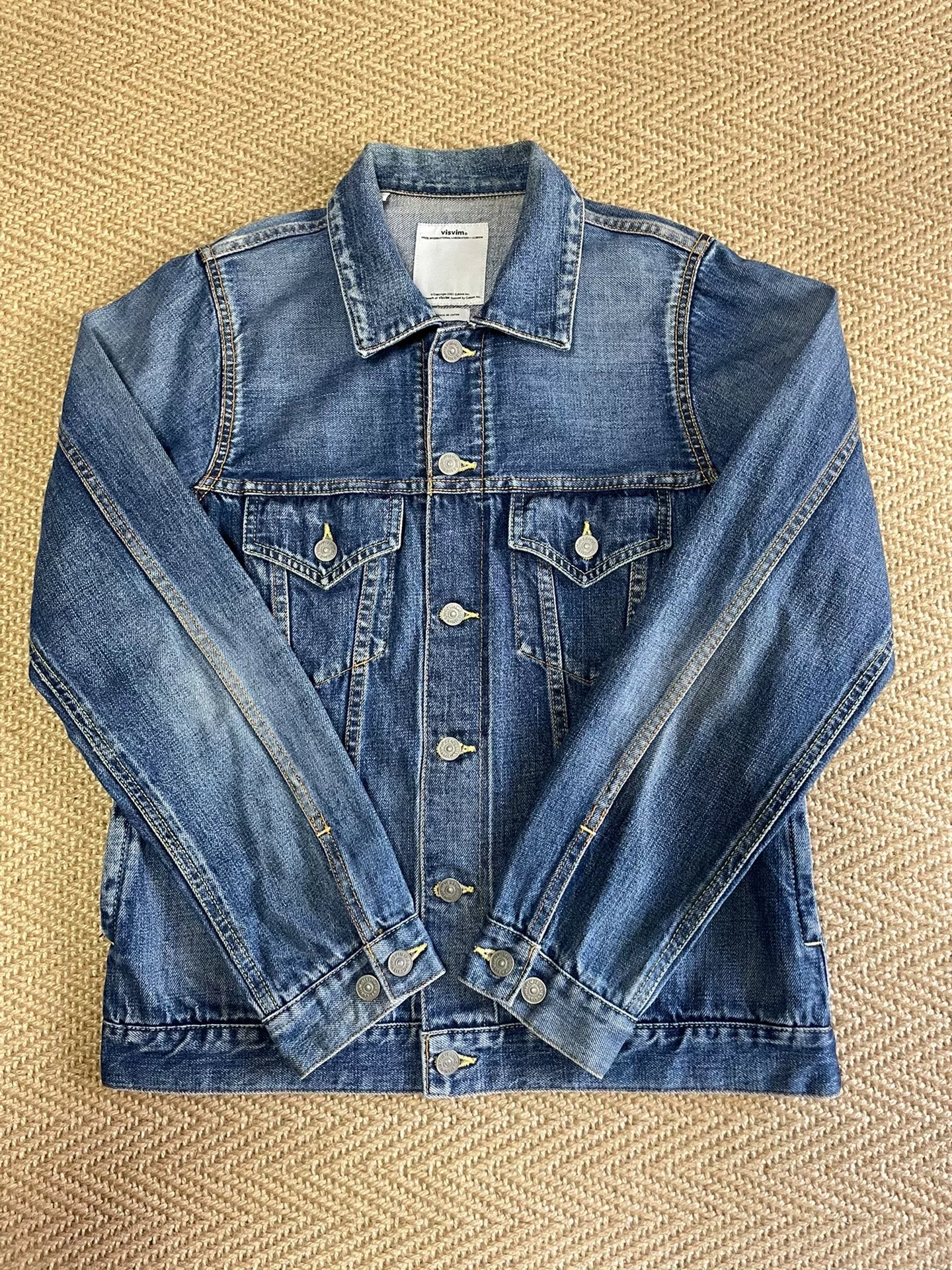 VISVIM SS 103 Damaged Denim Jacket