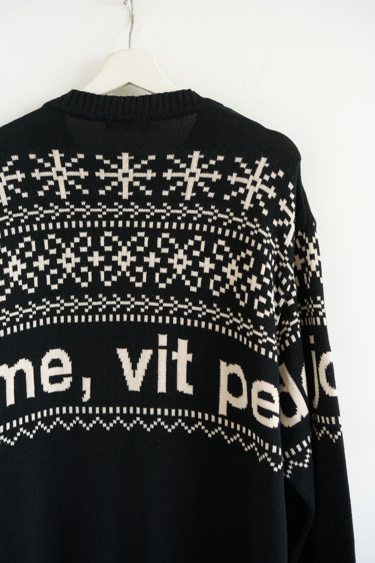 Yohji Yamamoto 16AW Fair Isle Sweater