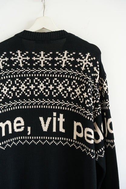 Yohji Yamamoto 16AW Fair Isle Sweater
