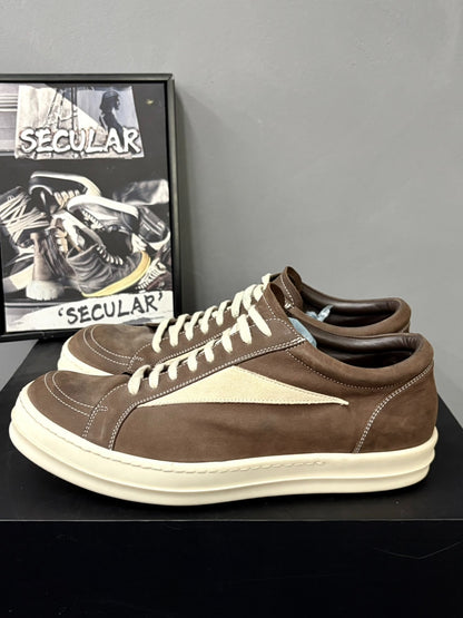 Rick Owens 23FW Low-Top Leather Sneakers