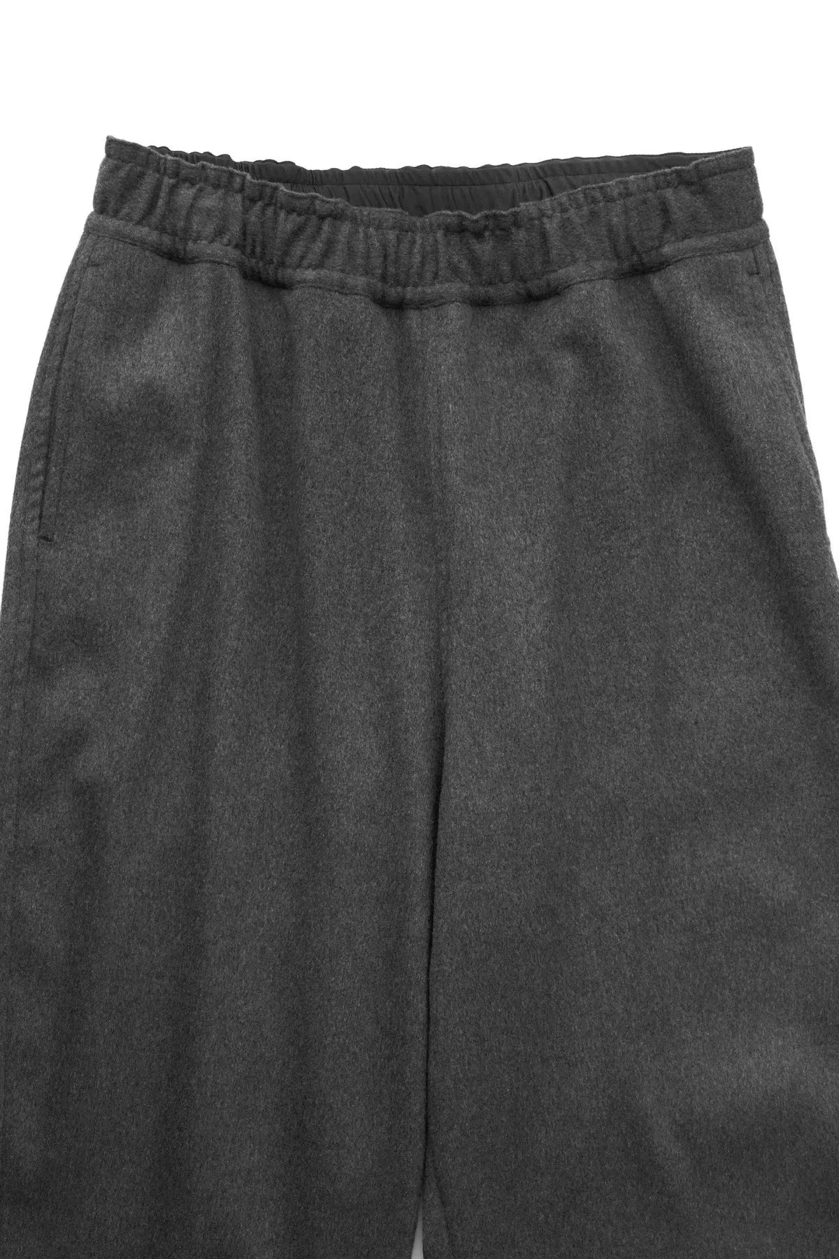 cashmere wide-leg elastic pants for men