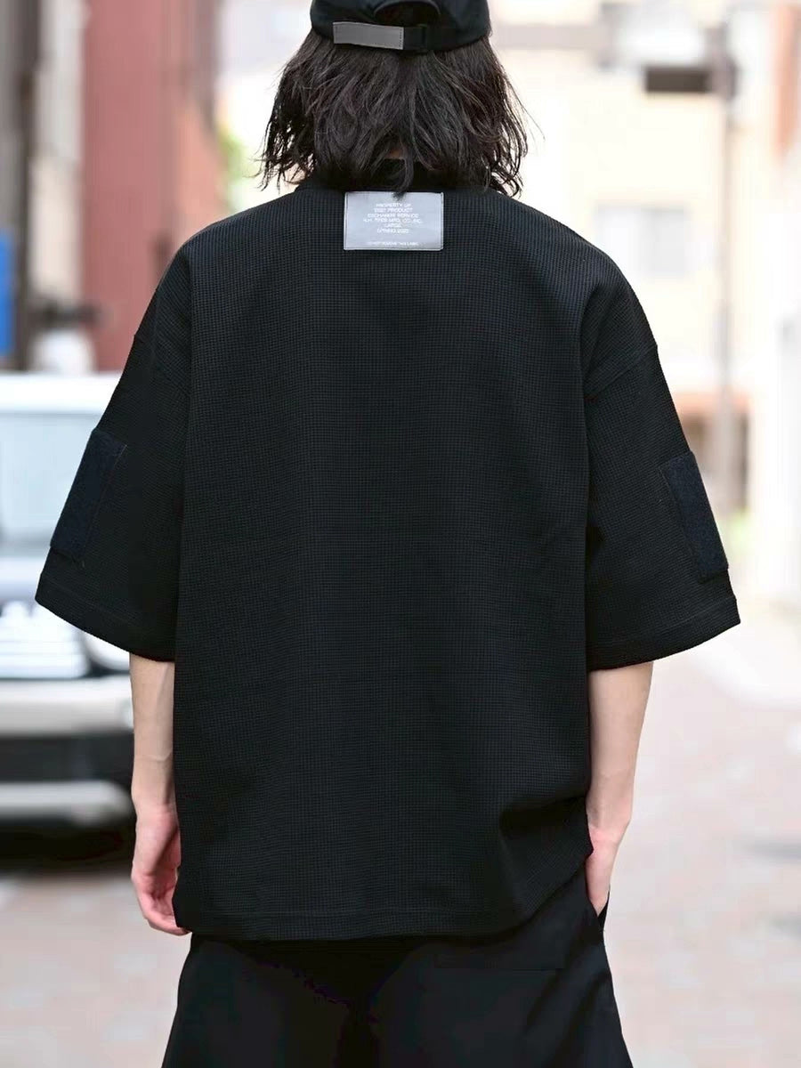 N.HOOLYWOOD Side-Panel Waffle T-Shirt