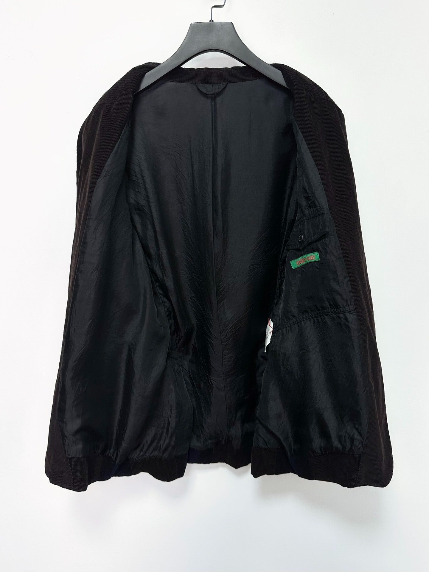 casey casey color-block corduroy blazer coat