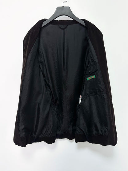 casey casey color-block corduroy blazer coat