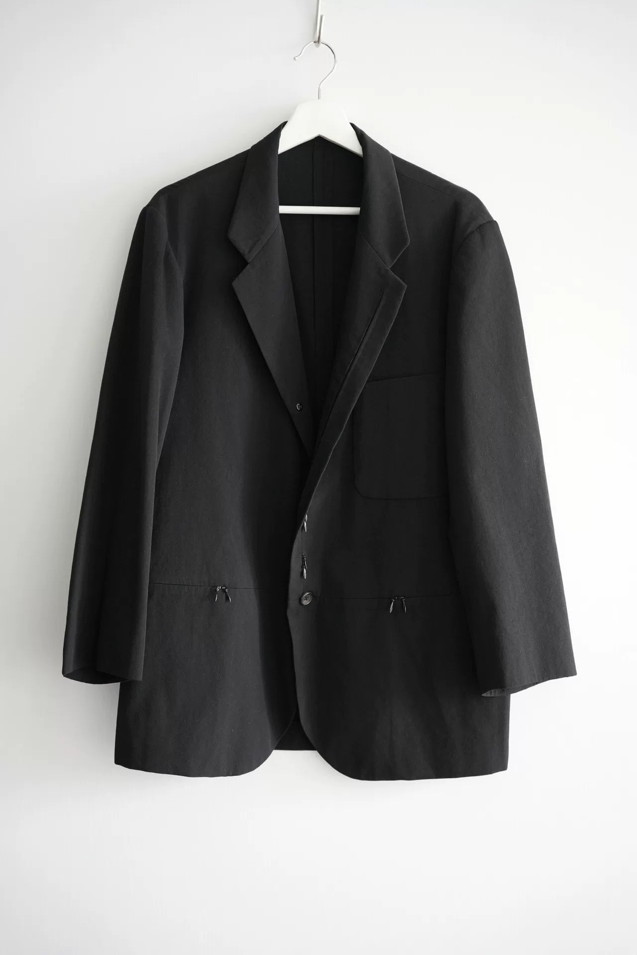 Yohji Yamamoto Water Drop Zip Blazer