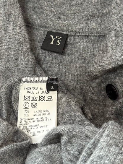 Yohji Yamamoto Chinese Wool Cardigan