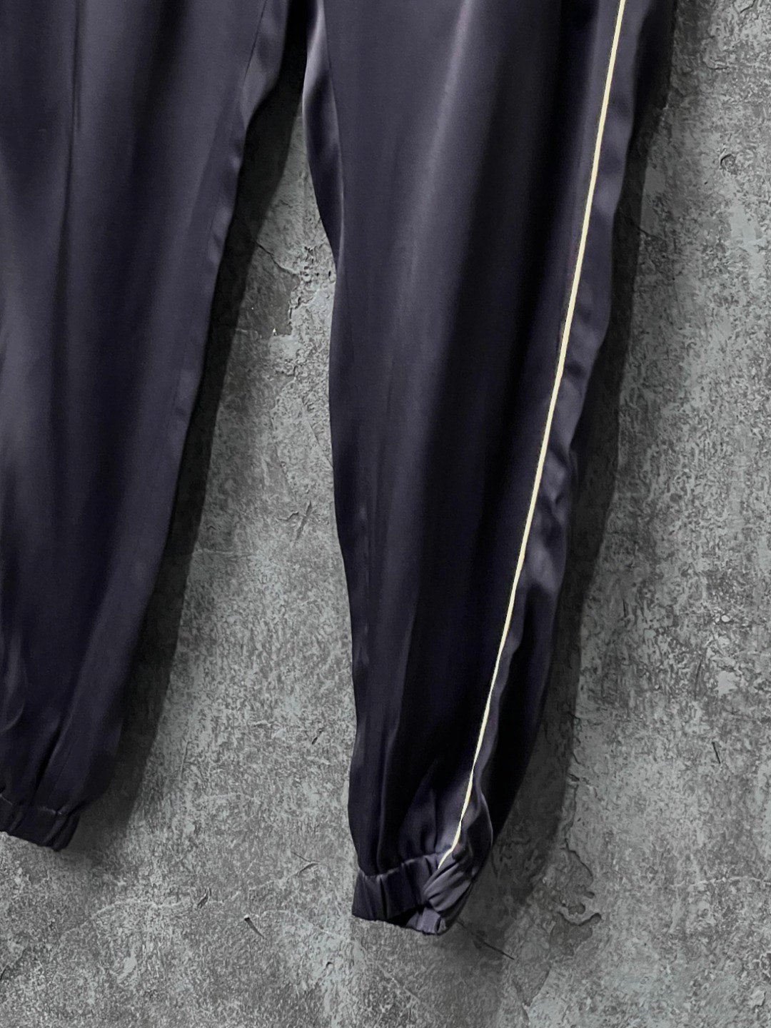 SAINT LAURENT Drawstring Satin Pants