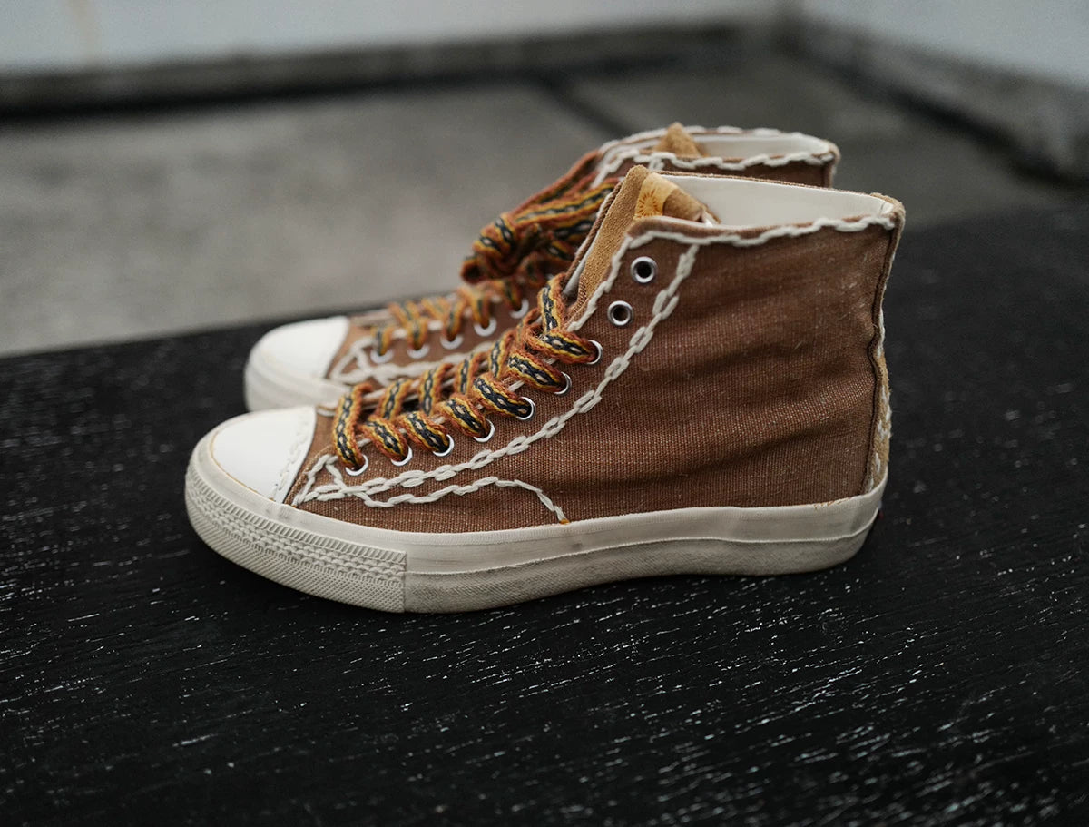 visvim skagway sashiko canvas shoes