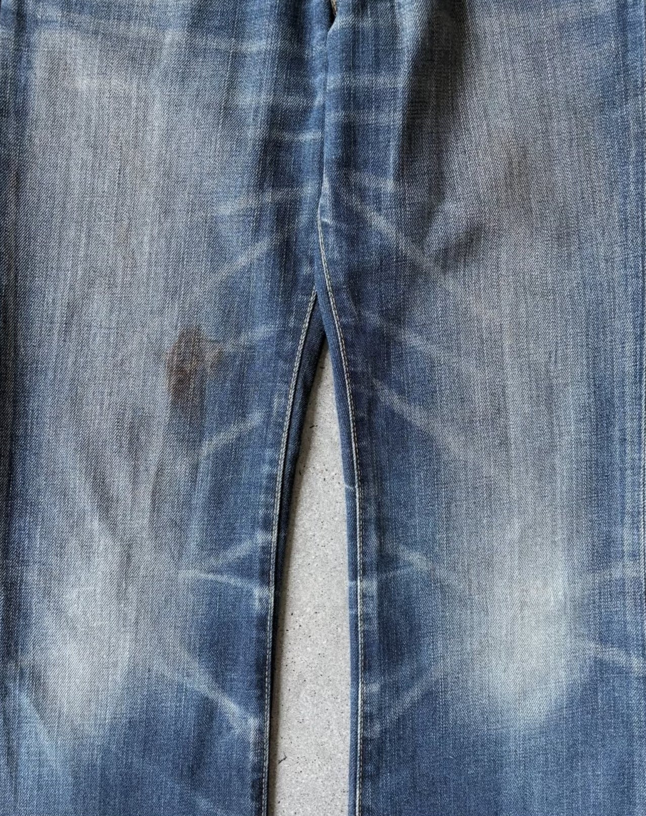 Vintage Levis 517 Indigo Faded Denim Pants
