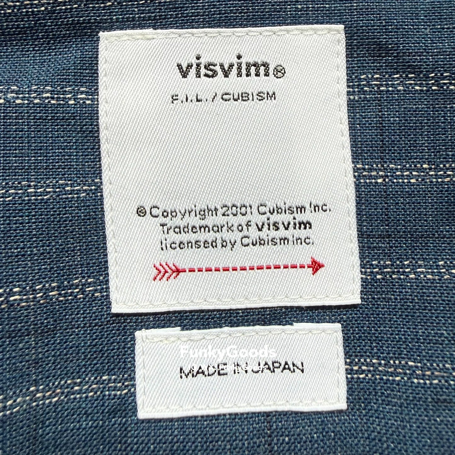 Visvim 25aw Keesey Stripes L/S Shirt