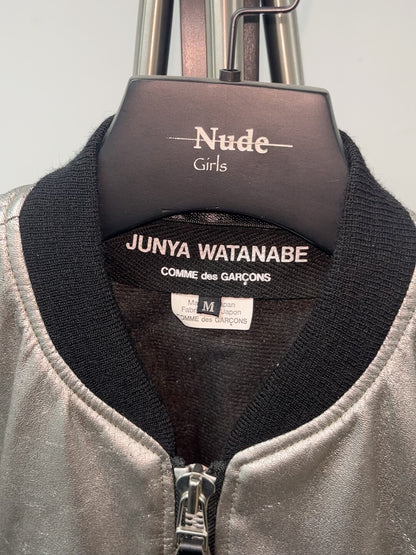 silver bomber jacket by junya watanabe
