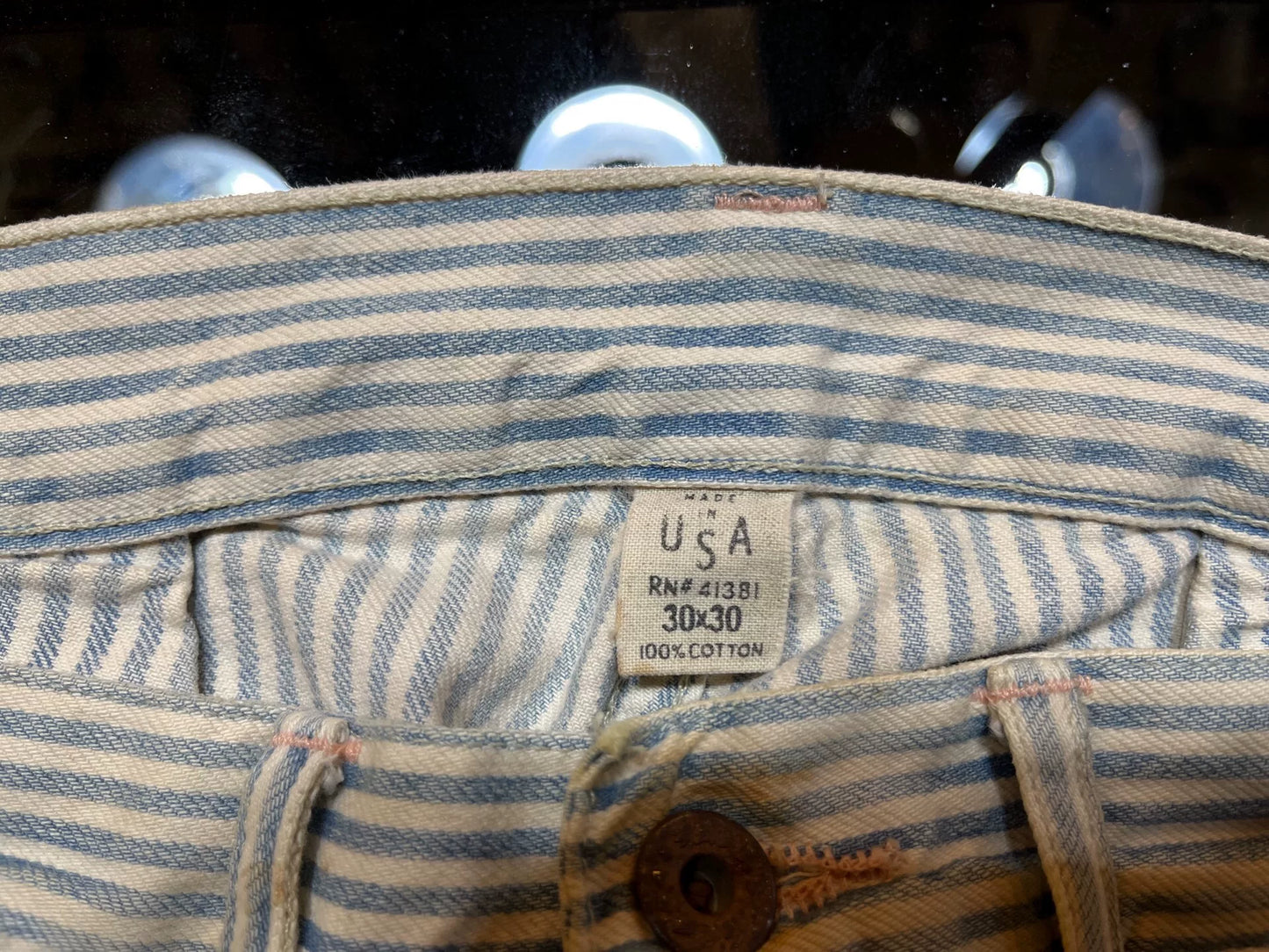 RRL Vintage Striped Casual Pants