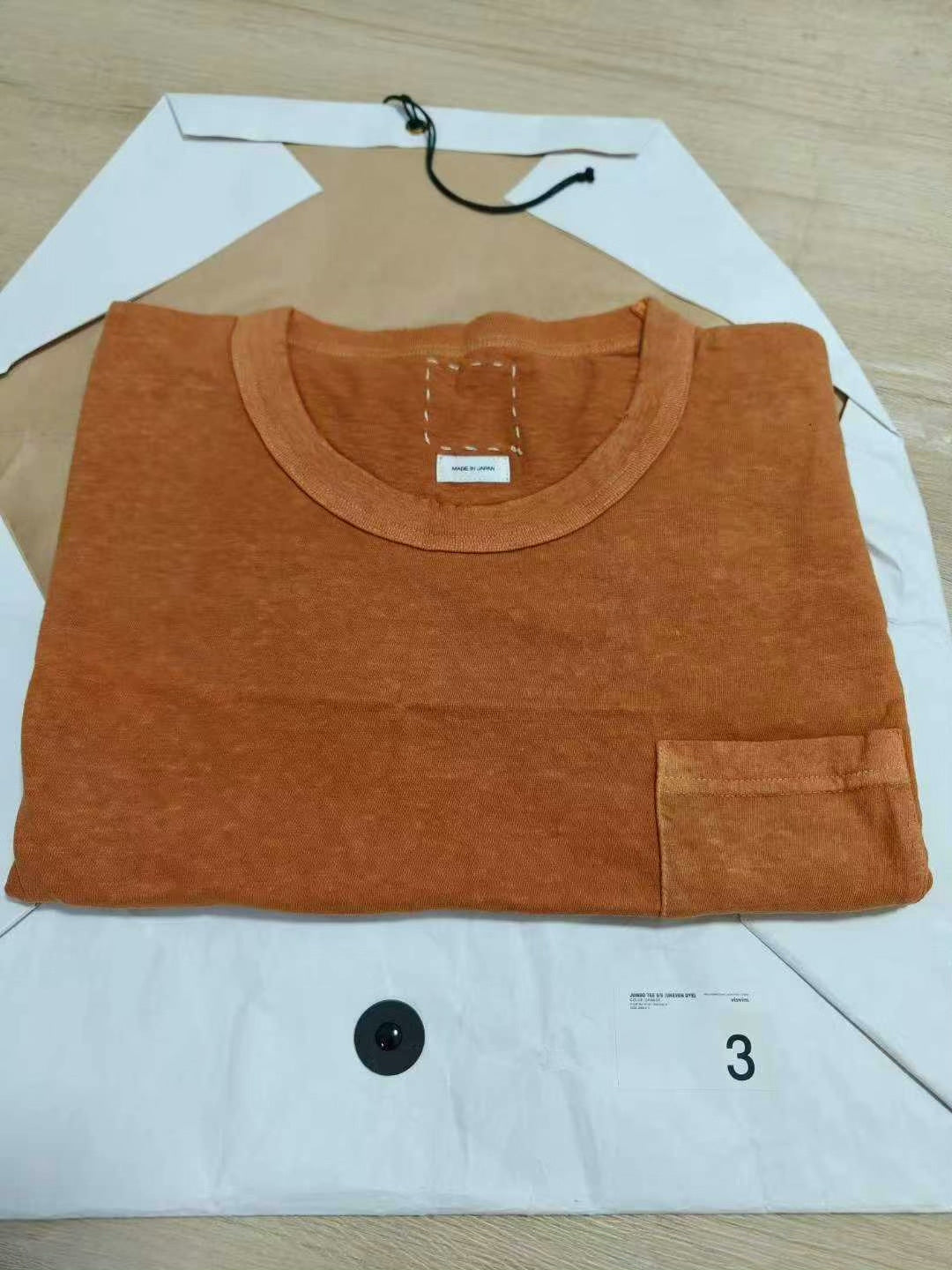 visvim 21ss Jumbo S/S Uneven Dye Tee