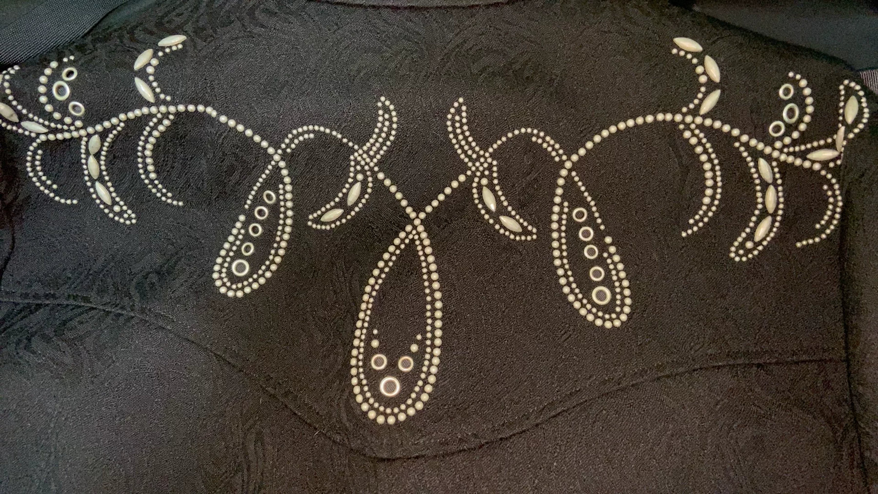 Saint Laurent Men's Beaded Studded Jacket