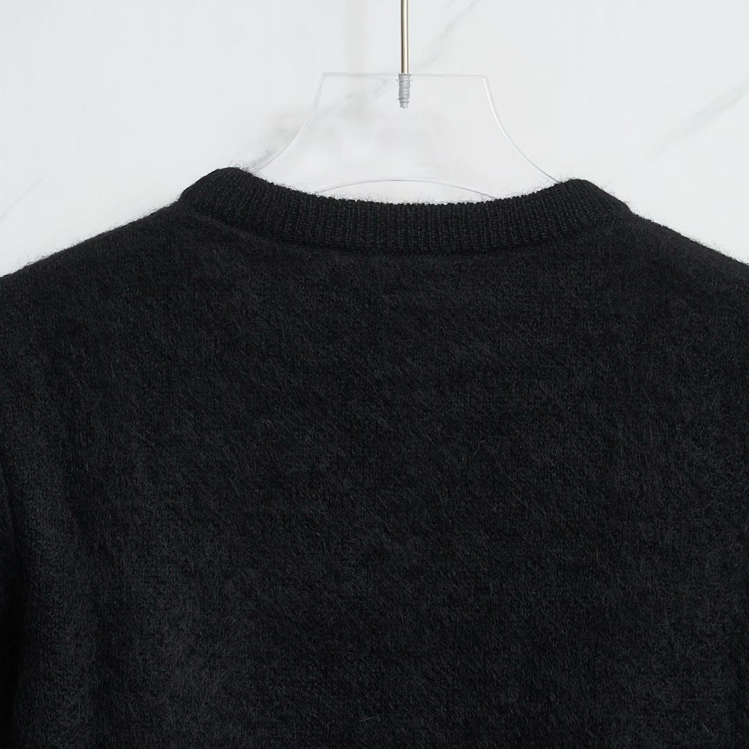 Saint Laurent Men's Classic Round Neck Sweater