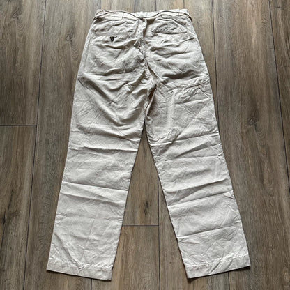 OLD JOE Cotton Linen Beige Pants