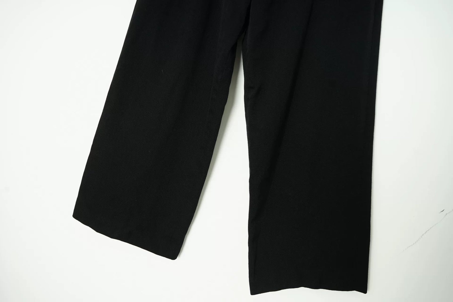 Dries Van Noten Wool Wide-Leg Cropped Pants