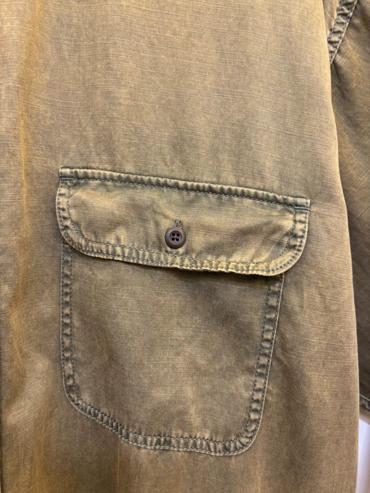 Beams 25SS Acetate Washed Shirt