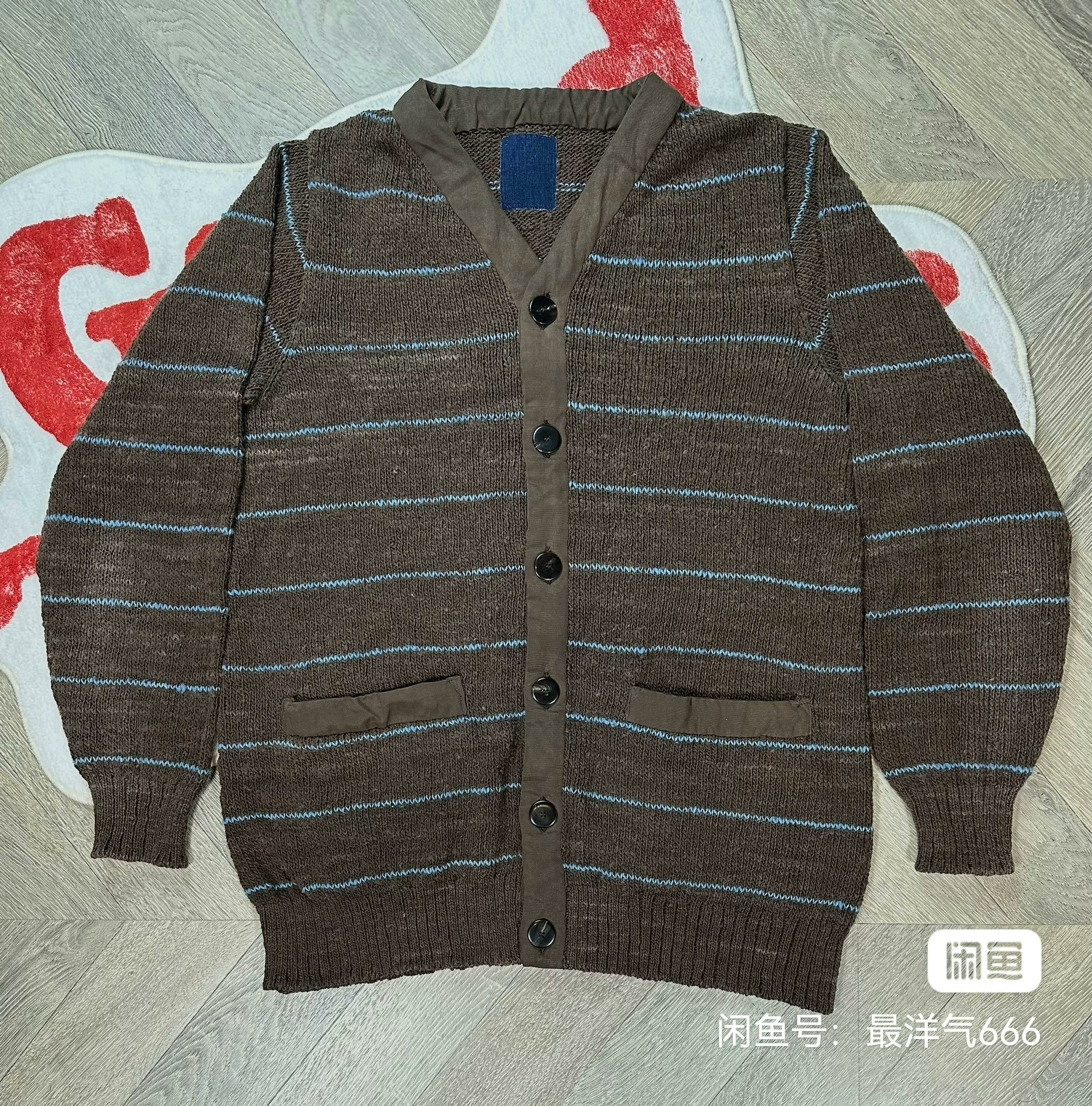 visvim selmer long cardigan wool blend