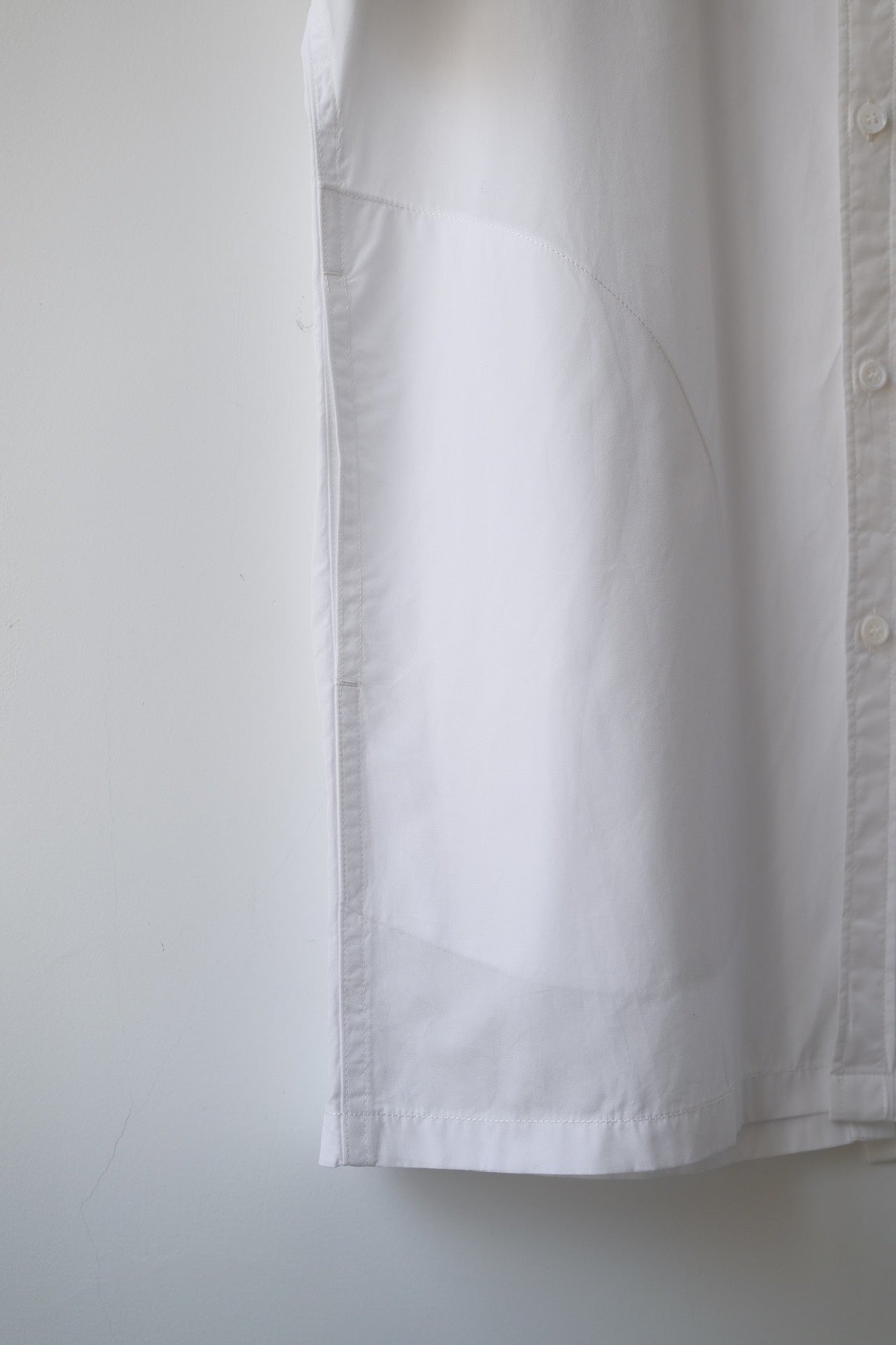 Yohji Yamamoto 22SS Back Button Short-Sleeve Shirt