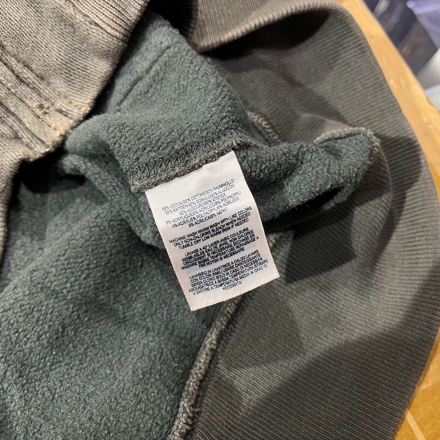RRL Heavy Washed Distressed Sweatshirt