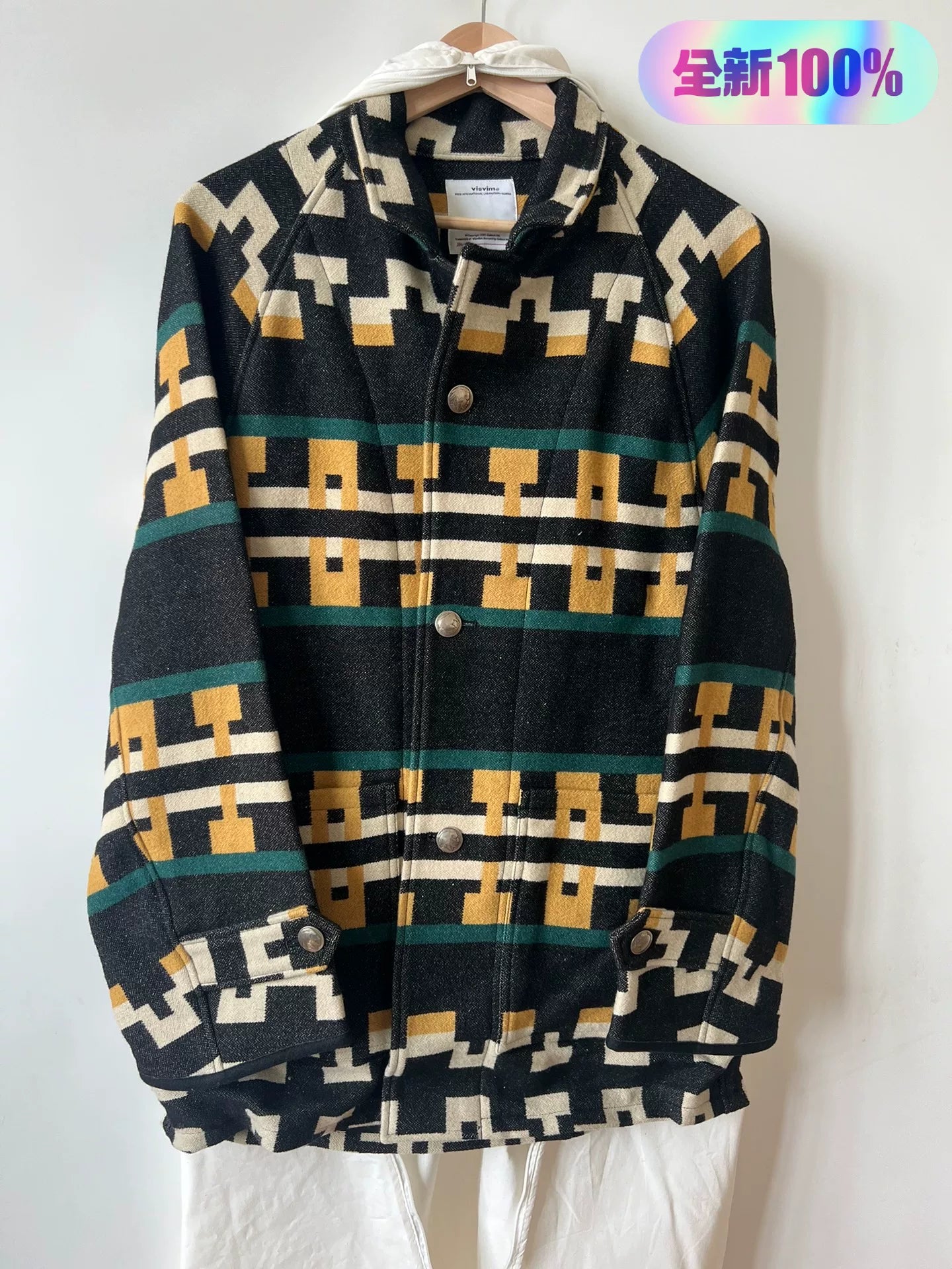 Visvim Hopiland Coat Native Blanket