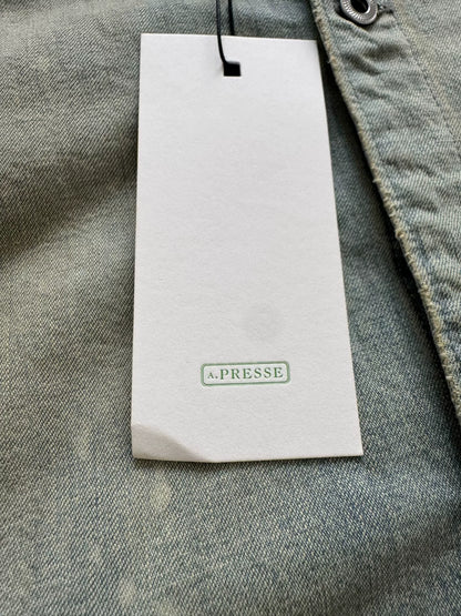 navy denim jacket by A.PRESSE