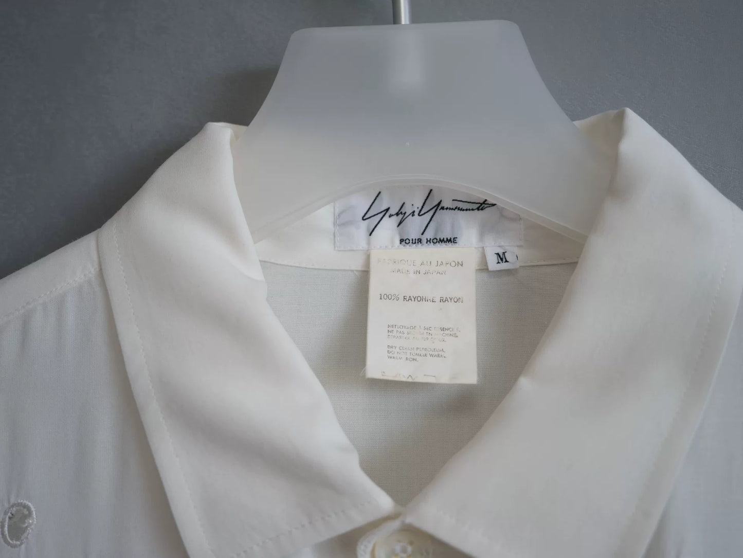 Yohji Yamamoto 92SS Bullet Hole Cutout Shirt