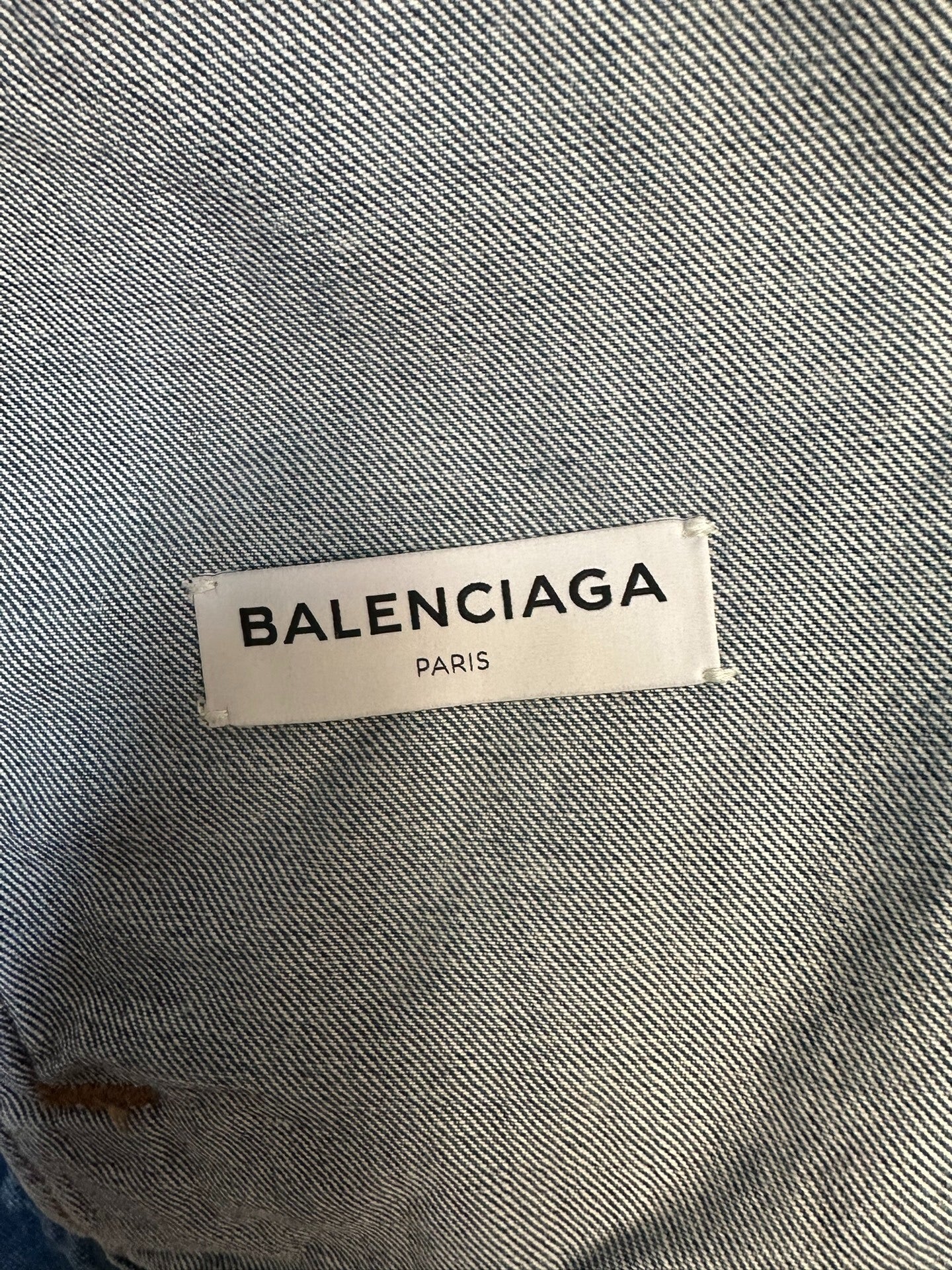 Balenciaga Oversized Denim Jacket Size 40