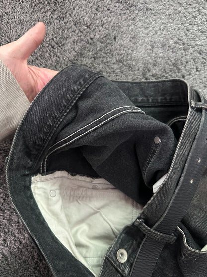 Beams FUTURE ARCHIVE Mud-Dyed Baggy Jeans